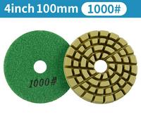 100mm/4inch Diamond Floor Polishing Pad Resin Bond Diamond Concrete Sanding Discs