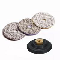 Factory Direct Sale 4inch 100mm Diamond Marble Polishing Pads For Granite Stone granite polishing pads 3 abrasive polishing pad