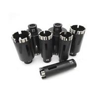 5/8-11 1-3/8 1-1/4" 1-5/8-Inch Dry Diamond core drill bit with turbo segment vacuum brazed protection tooth