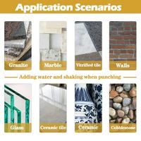 vacuum brazed diamond core drill bit set tools diamond coated milling bit for porcelain quartz stone marble hole saw