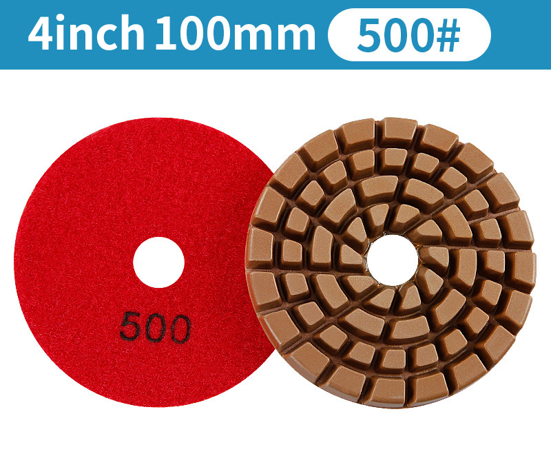 100mm/4inch Diamond Floor Polishing Pad Resin Bond Diamond Concrete Sanding Discs