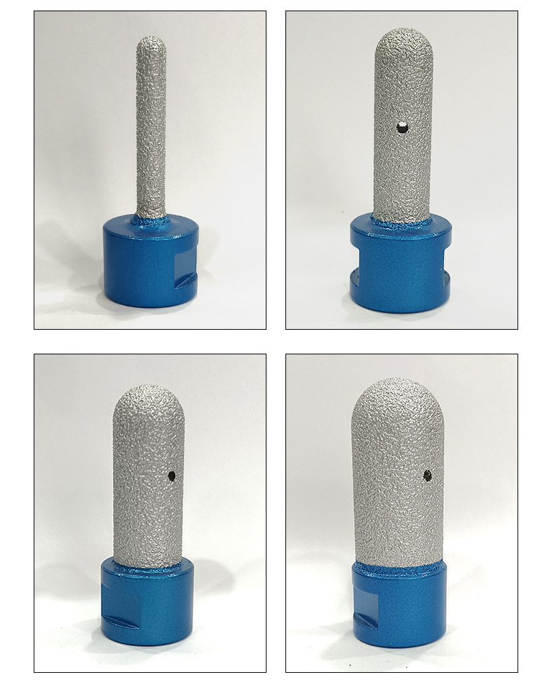 Mgtgbao 1-3/8\"Blue Diamond Finger Bit, 35mm Diamond Finger Milling Bits For En Porcelain Hard Ceramic Stone Granite Marble Tile Countertop 5/8\"-11...