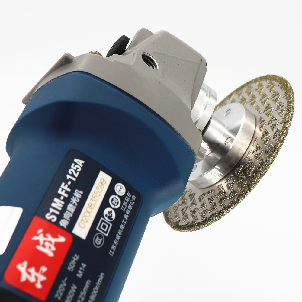 Electroplated Double Side Triangle Shape Diamond Cutting And Grinding Disc Saw Blade For Marble Ceramic With M14 Flange