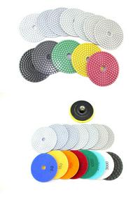 5inch Flexible Resin Abrasive Diamond Polishing Disk Stone Concrete Marble Polishing Pad For Polisher