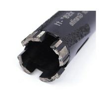 5/8-11 1-3/8 1-1/4" 1-5/8-Inch Dry Diamond core drill bit with turbo segment vacuum brazed protection tooth