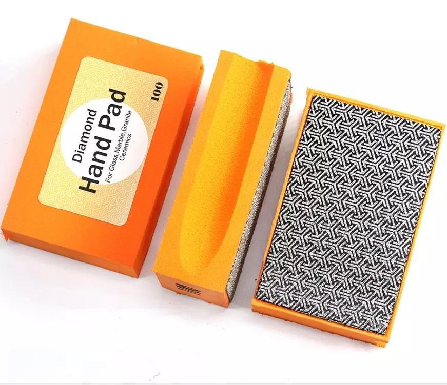 Diamond Sanding Pads Polishing Tools Electroplated Hand Polishing Pad For Glass Diamond hand pads for glass