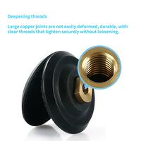 Rubber Backing Rigid Backer for Diamond Polishing Pads Hook and Loop Backing Pad (4 inch) M14 5/8-11