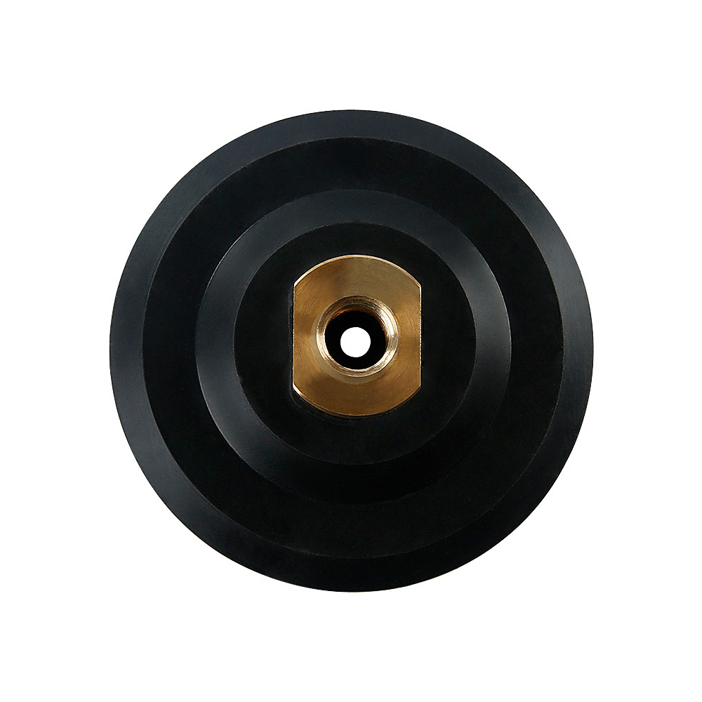 Rubber Backing Rigid Backer for Diamond Polishing Pads Hook and Loop Backing Pad (4 inch) M14 5/8-11