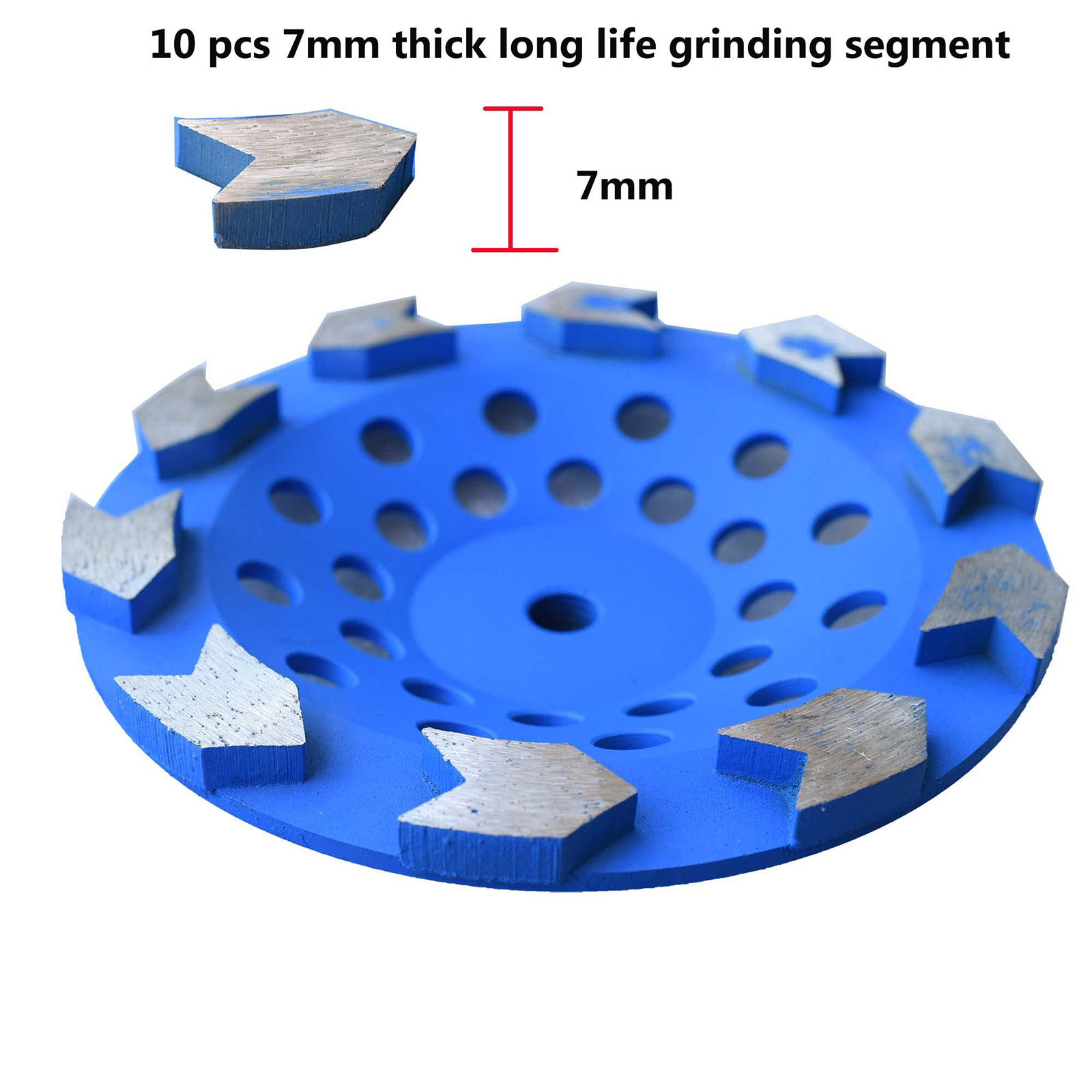 Diamond grinding wheel arrow segment diamond grinding disc for concrete floor grinding